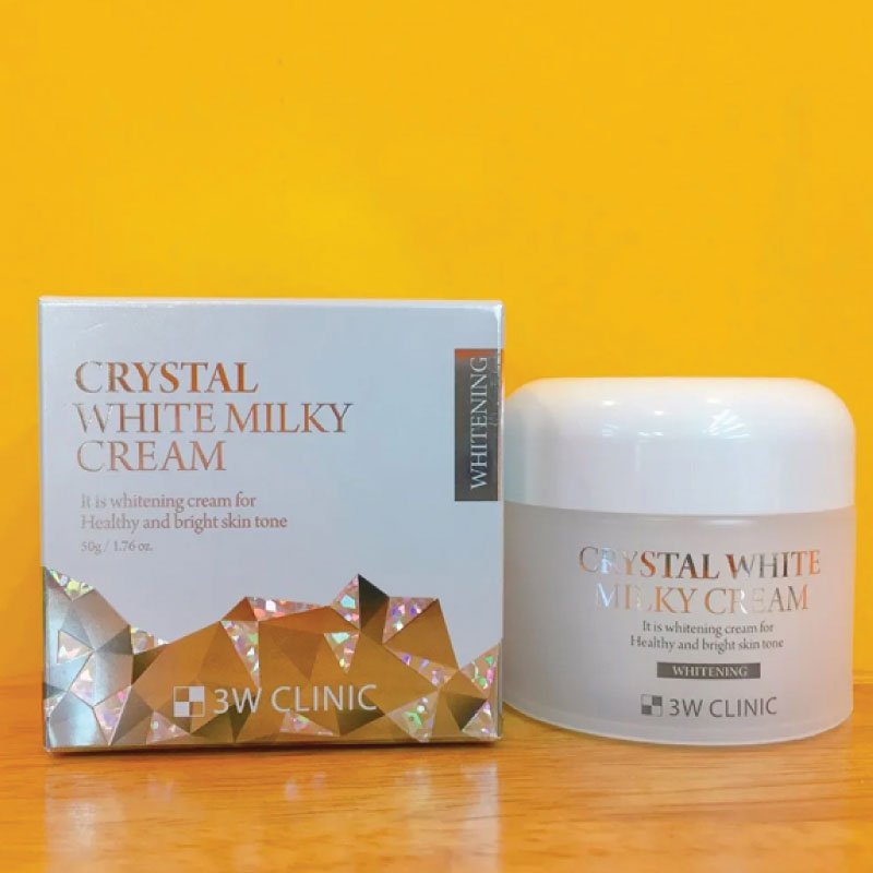 3W CLINIC Crystal White Milky Cream (50 Gm) (In Bangladesh) - Image 3