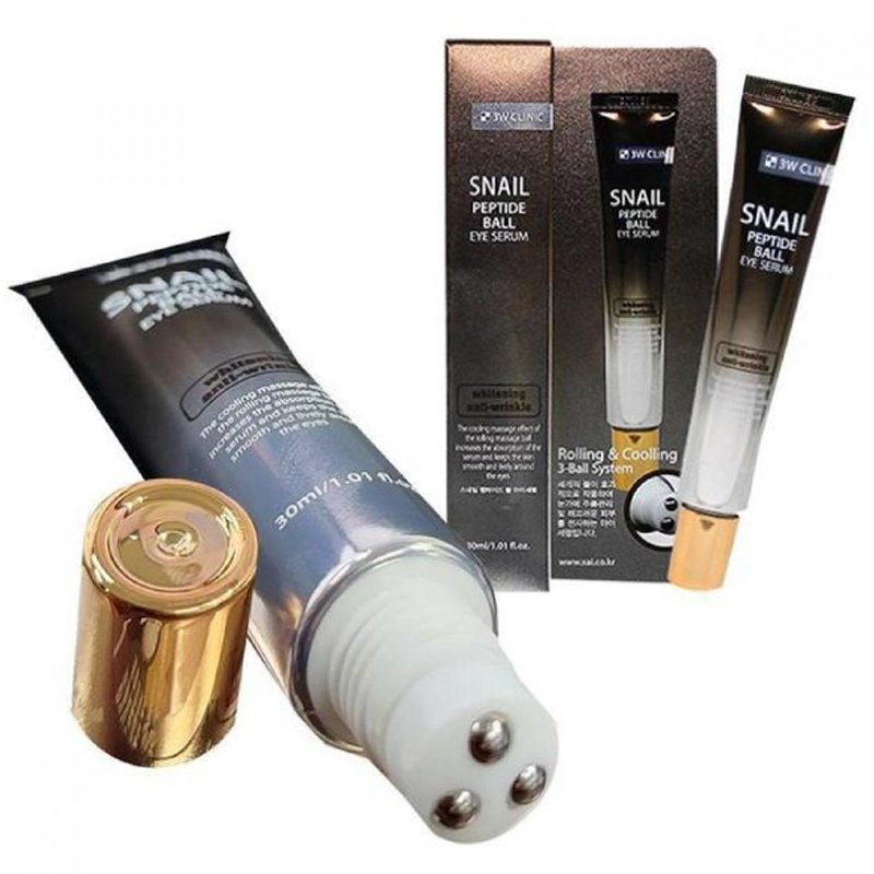 3W Clinic Snail Peptide Ball Eye Serum 30ml - Image 4