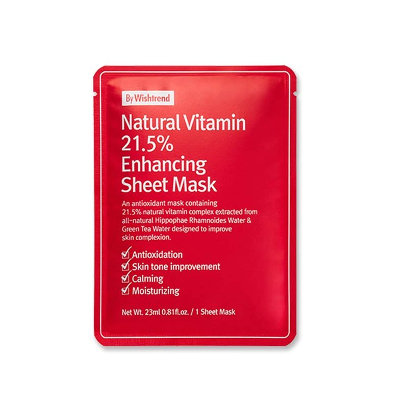 By Wishtrend Natural Vitamin 21.5 Enhancing Sheet Mask – 23ml (In Bangladesh) - Image 5