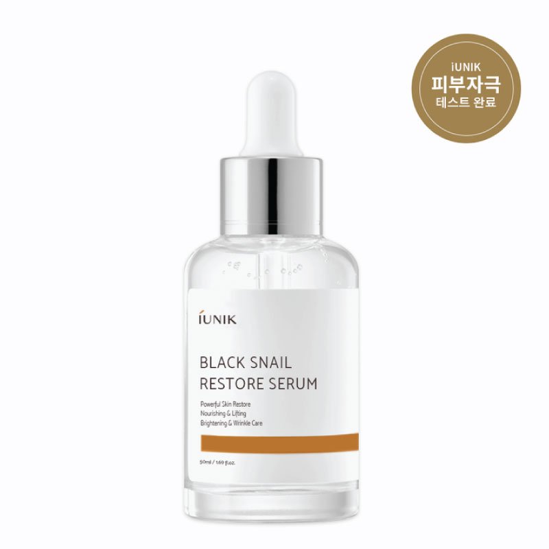 iUNIK- Black Snail Restore Serum- 50ml - Image 3